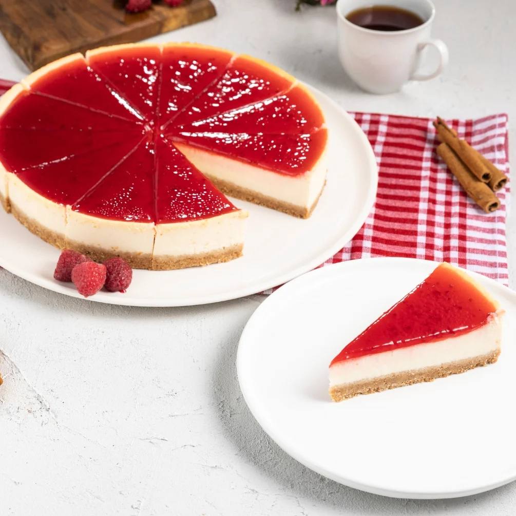 Büyük Boy San Sebastian ve Meyveli Cheesecake