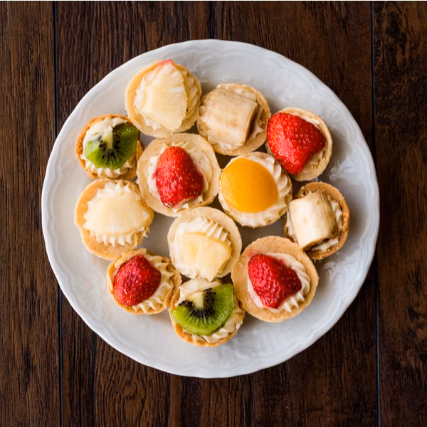 Pastacı Kremalı Taze Meyveli Mini Tartolet